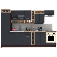 Bucatarie COSSY NEW 310 B1 Wenge / Decor 0164